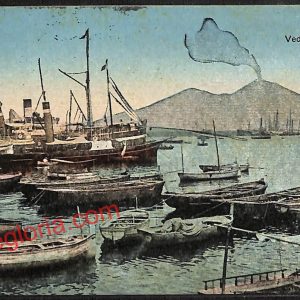 ah3392 - CARTOLINE D'EPOCA - Napoli Citta - Veduta del Porto