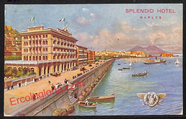 ah3393 - CARTOLINE D'EPOCA - Napoli Citta - Splendid Hotel