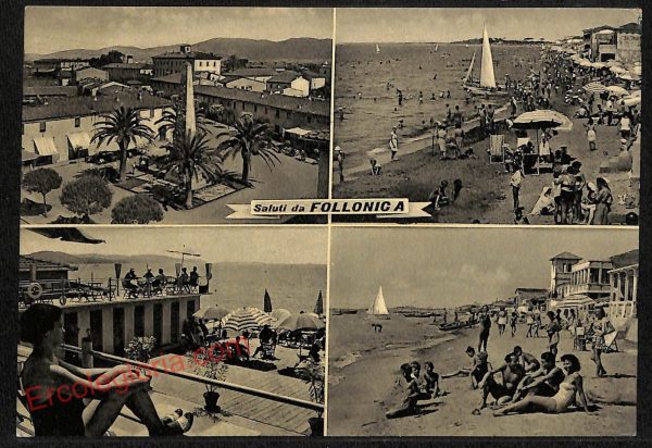 ag2178 - CARTOLINA D'EPOCA - Grosseto Provincia - Follonica