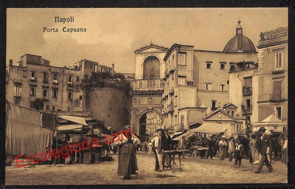 ah3396 - CARTOLINE D'EPOCA - Napoli Citta - Porta Capuana