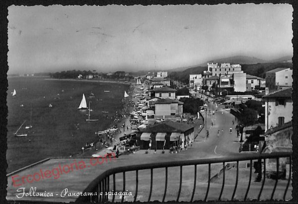 ag2181 - CARTOLINA D'EPOCA - Grosseto Provincia - Follonica  1958