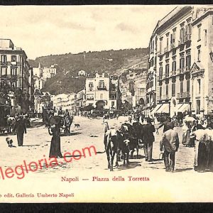 ah3397 - CARTOLINE D'EPOCA - Napoli Citta - Piazza della Torretta