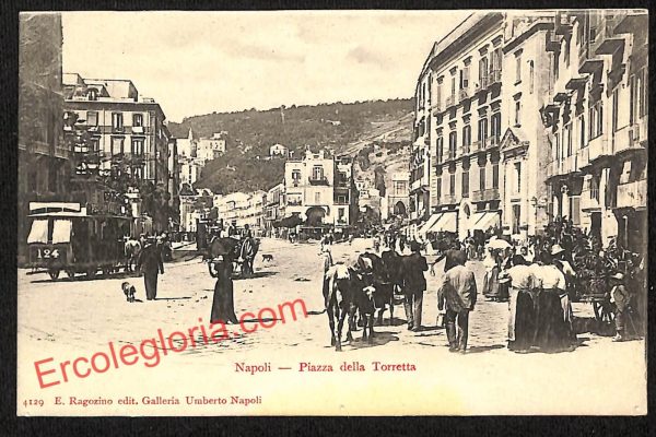 ah3397 - CARTOLINE D'EPOCA - Napoli Citta - Piazza della Torretta