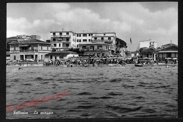 ag2183 - CARTOLINA D'EPOCA - Grosseto Provincia - Follonica  1961