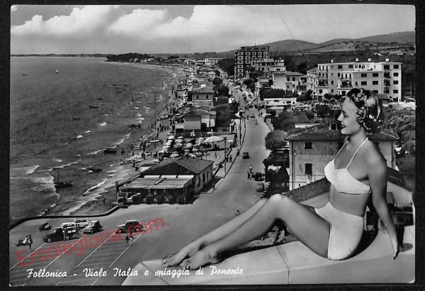 ag2185 - CARTOLINA D'EPOCA - Grosseto Provincia - Follonica