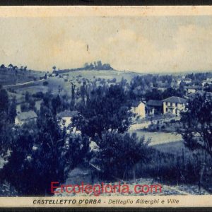 ad9486 - CARTOLINA D'EPOCA - Alessandria Provincia - Castelletto d'Orba  1942