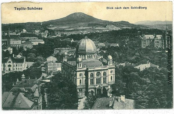 07963 - Ansichtskarten  POSTCARD -  CZECHOSLOVAKIA - Teplice Teplitz JUDAICA