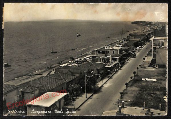 ag2199 - CARTOLINA D'EPOCA - Grosseto Provincia - Follonica   1956
