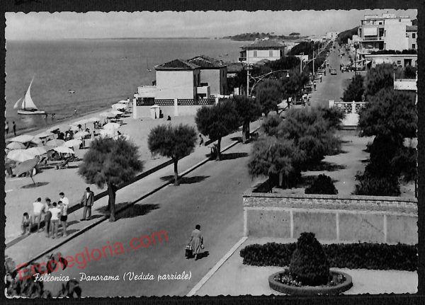 ag2204 - CARTOLINA D'EPOCA - Grosseto Provincia - Follonica  1955