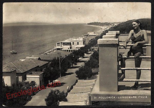 ag2205 - CARTOLINA D'EPOCA - Grosseto Provincia - Follonica
