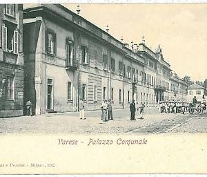 03685  CARTOLINA d'Epoca: VARESE - PALAZZO COMUNALE - BELLA