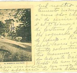 26402  - CARTOLINA d'Epoca - VARESE : Gavirate - AL SASSO 1947