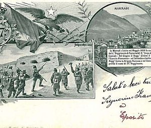 CARTOLINA d'Epoca: FIRENZE - MARRADI: REGGIMENTALE