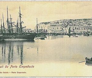 28894  CARTOLINA d'Epoca AGRIGENTO provincia : PORTO EMPEDOCLE