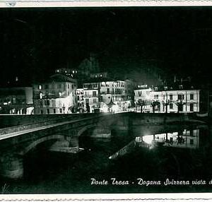 26599 CARTOLINA d'Epoca - VARESE : PONTE TRESA 1953