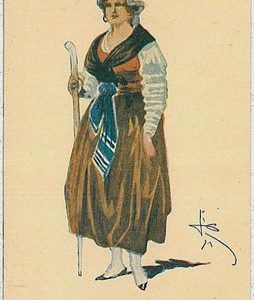 29046   CARTOLINA d'Epoca COSTUMI: MARCHE