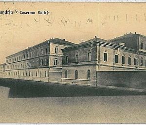 CARTOLINA d'Epoca - ALESSANDRIA Città - CASERMA VALFRE 1916