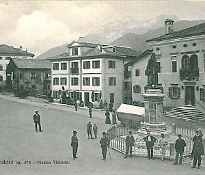 09348  CARTOLINA d'Epoca - BELLUNO: PIEVE DI CADORE