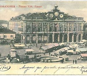 CARTOLINA d'Epoca - ALESSANDRIA Città - MERCATO 1904