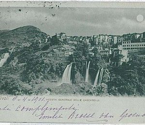 CARTOLINA d'Epoca - ROMA - TIVOLI 1901