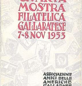 26386 - CARTOLINA d'Epoca - VARESE : GALLARATE - MOSTRA FILATELICA 1953