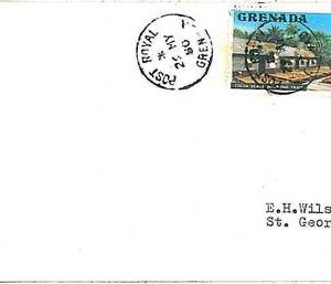 28214 - GRENADA -  POSTAL HISTORY: COVER with postmark: POST ROYAL 1980