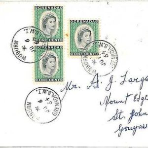 28212 - GRENADA -  POSTAL HISTORY: COVER with postmark: WOBURN 1964
