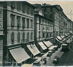 29029  CARTOLINA d'Epoca ANCONA città: CORSO GARIBALDI 1957