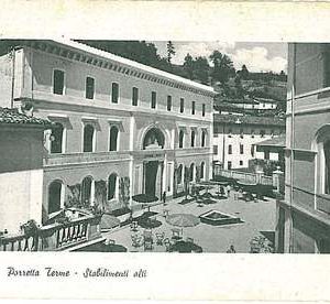 CARTOLINA d'Epoca BOLOGNA provincia : Porretta Terme 1964