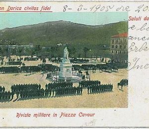 29052  CARTOLINA d'Epoca ANCONA città : RIVISTA MILITARE