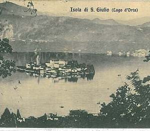 27624    CARTOLINA d'Epoca NOVARA provincia : Isola di San Giulio 1916