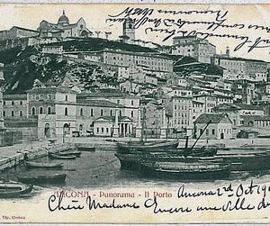 29069  CARTOLINA d'Epoca ANCONA città : PORTO 1904