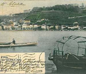 27622   CARTOLINA d'Epoca NOVARA provincia : Isola di San Giulio 1906