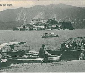 27621   CARTOLINA d'Epoca NOVARA provincia : Isola di San Giulio