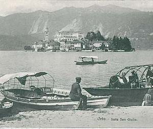 27669  CARTOLINA d'Epoca NOVARA provincia : Isola di San Giulio