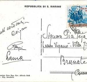 COLOMBUS: POSTAL HISTORY - SAN MARINO