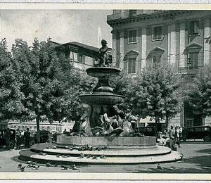 29078  CARTOLINA d'Epoca ANCONA città : FONTANA DEI CAVALLI