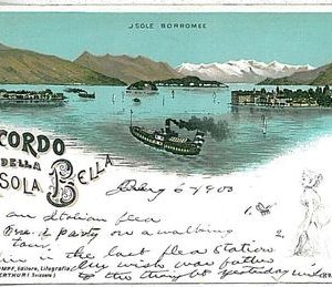 26553   CARTOLINA d'Epoca - GRUSS AUS Isola Bella (Lago Maggiore) 1900