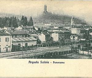 07453 CARTOLINA d'Epoca: ARQUATA SCRIVIA Alessandria STAZIONE