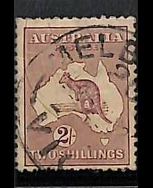 P4155b - AUSTRALIA  - STAMP -  KANGAROOS - SG  #41 - USED VERY FINE