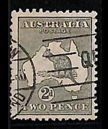 P4155d - AUSTRALIA - Stamp - KANGAROOS  SG #35  - USED VERY FINE