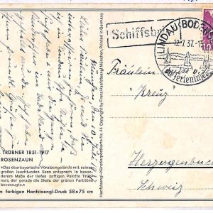 ai3409 - Switzerland -  POSTAL HISTORY - Postcard -  Lighthouses - 1937