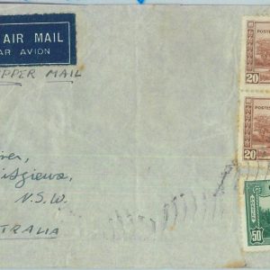 89169 - CANADA - POSTAL HISTORY - CENSORED COVER to AUSTRALIA 1941 Clipper Mail
