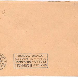 ai3914 - Italy - POSTAL HISTORY -  Cover - Baseball - 1952