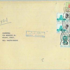 84554 - Not IRAQ  - POSTAL HISTORY - Registered Airmail COVER to  ITALY 1970's