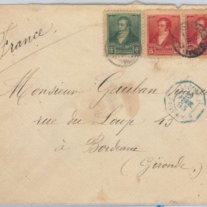 65380 - ARGENTINA - Postal History -  COVER  to  FRANCE 1 893