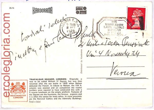 ai3859 - Great Britain - POSTAL HISTORY - Postmark  - TENNIS  Wimbeldon - 1979