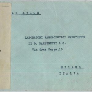 77545 - GREECE  - Postal History -  COVER  to  ITALY  1941 ---  CENSURE TAPE