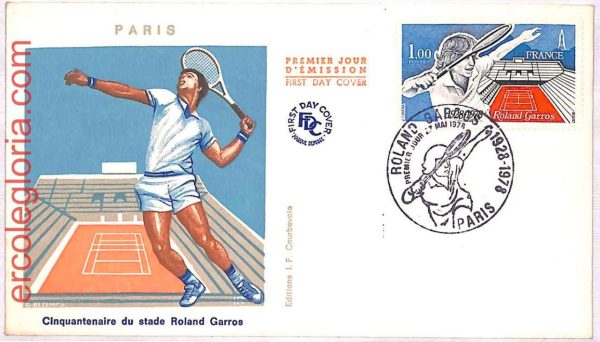 ai3860 - France - POSTAL HISTORY - FDC - TENNIS - 1978