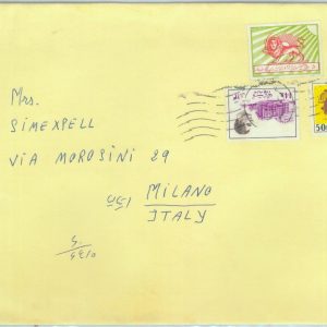 84560 - Not IRAQ  - POSTAL HISTORY -   COVER to  ITALY 1970's
